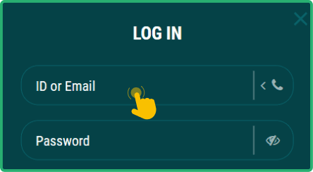 Input your registered phone number and password Input your registered phone number and password