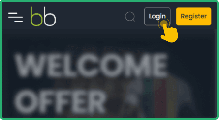 Tap the Login button