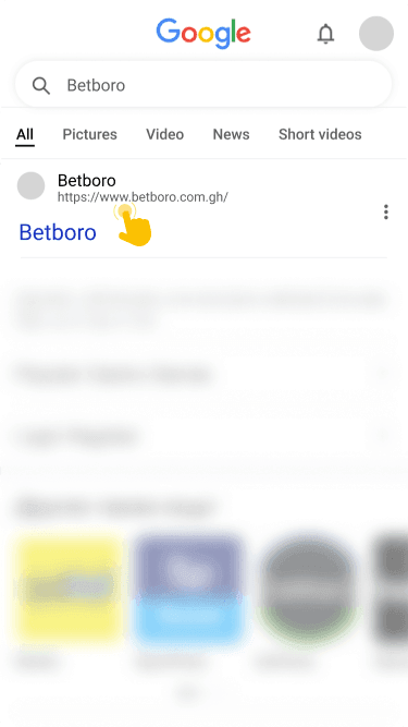 Visit the official Betboro website