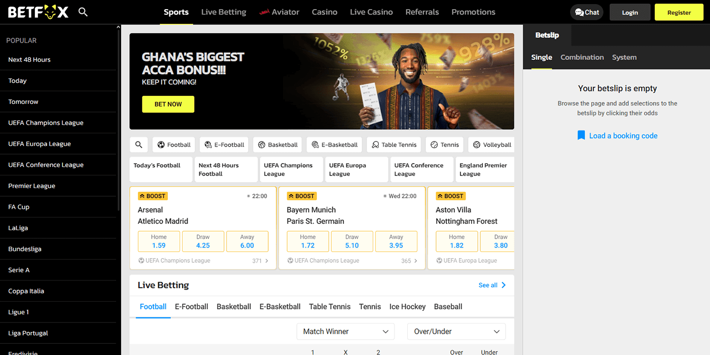 Betfox Ghana Site