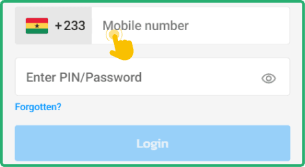 Enter your login details