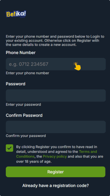 Register and Verify Your Account