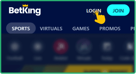 Open the login form