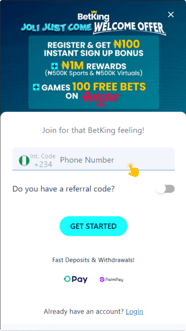 Enter your phone number