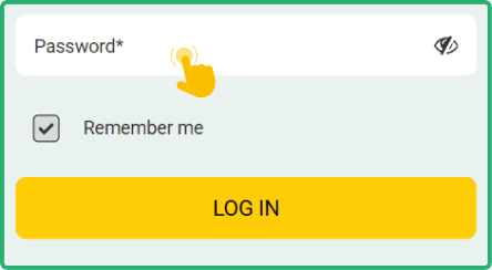 Click the green "Login" button Click the green "Login" button