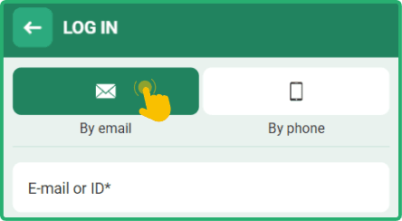 Enter your email address or account ID Enter your email address or account ID