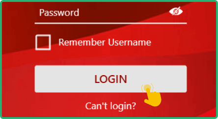 Press the green “Login” button Press the green “Login” button