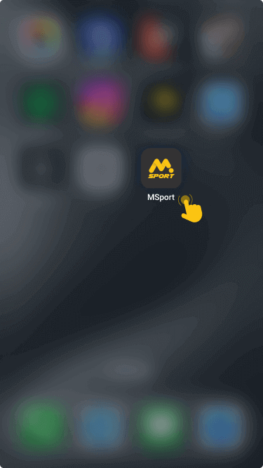 Launch the app and sign into your account