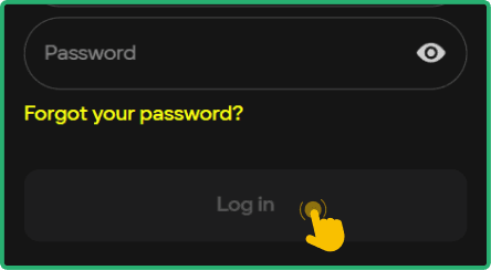 Press the “Login” button