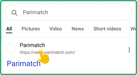 Visit the official Parimatch website