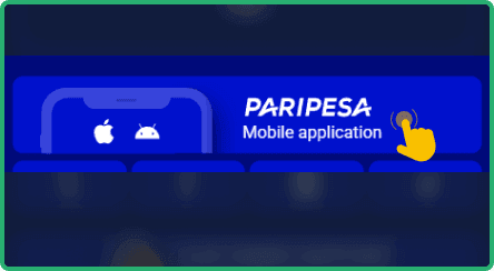 Download and install the official PariPesa app