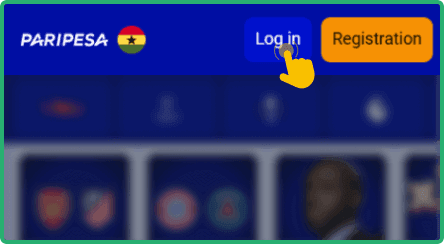 Locate the "Log In" button