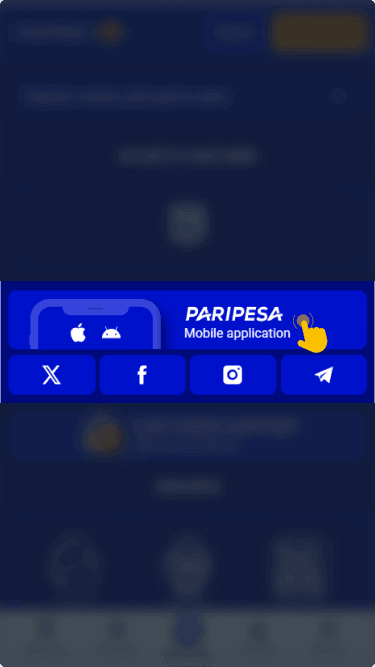 Navigate to the app download section