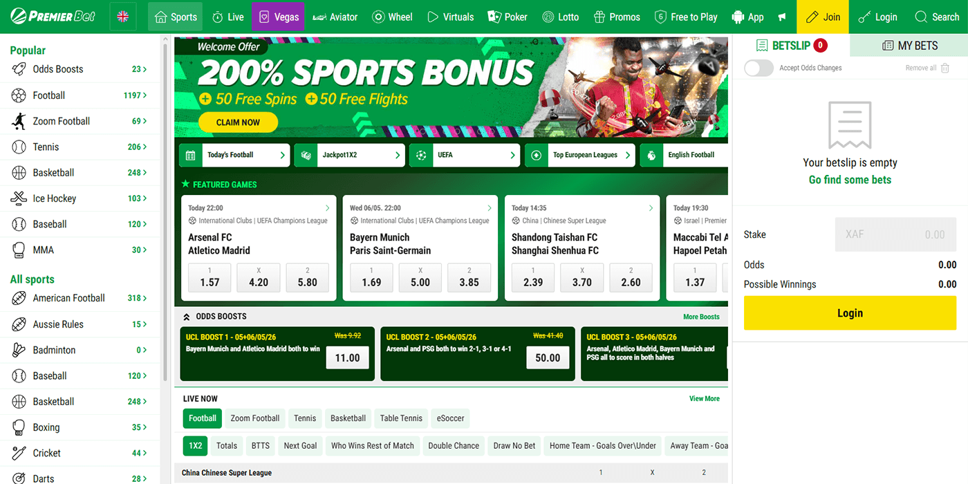 Premier Bet Ghana Site