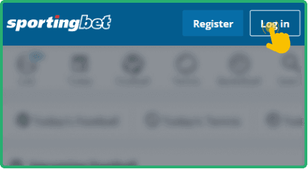 Locate the “Log In” button