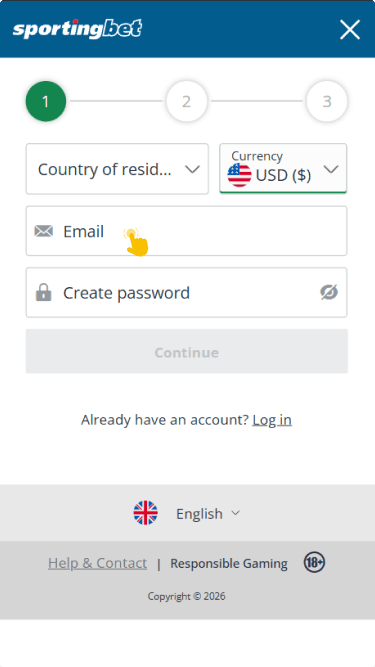 Create a new account