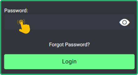 Click the green “Login” button