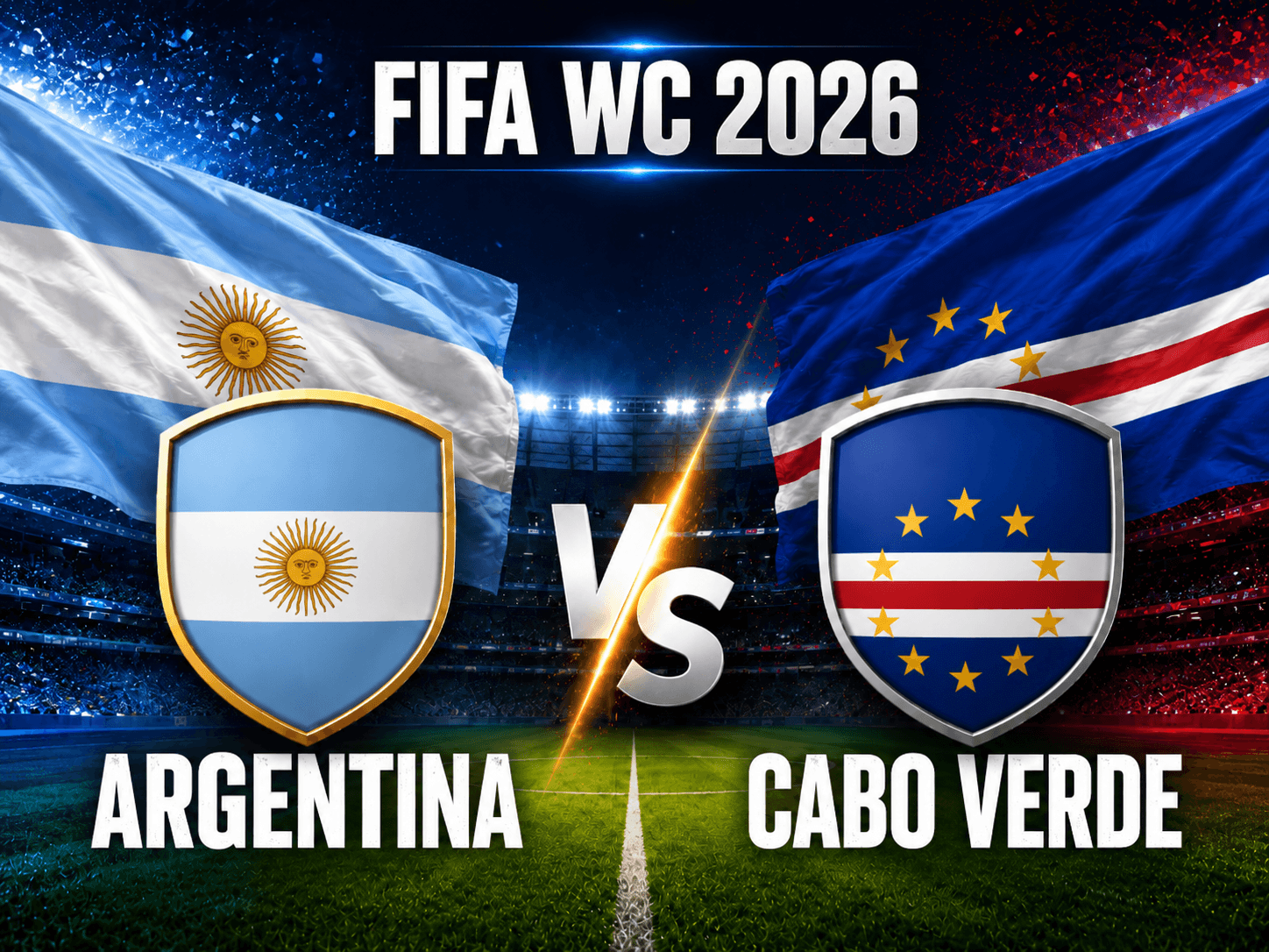 Argentina vs Cabo Verde